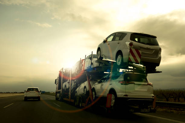 road car transport trailer